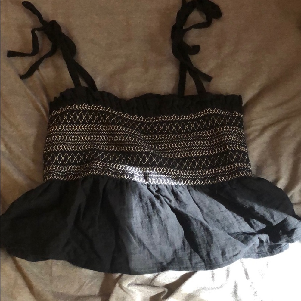 Free People Smock It To Me Tube Top Size S